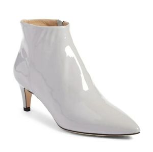 Nordstrom Signature Flora Gray Patent Bootie